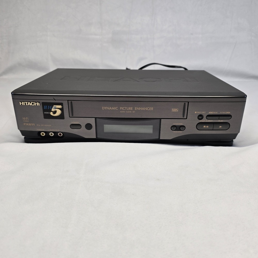 Hitachi Vt-fx611a Vcr Video‎ Cassette Recorder